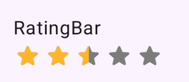 RatingBar